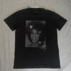 Abercrombie & Fitch Black Whitney Houston T-Shirt Size:S